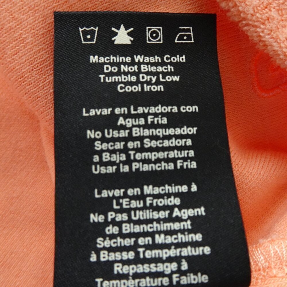 UGG Saniyah Button Down Top Women's Size L Orange Short Sleeve Terry Cloth Crop - Picture 10 of 10